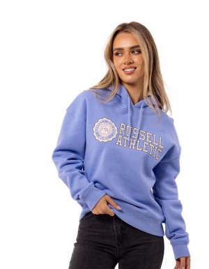 Dámské Mikina s Kapucí Russell Athletic Collegiate Levandule | KJC-381794