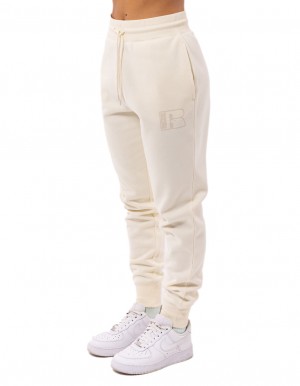 Dámské Track pants Russell Athletic Corp Inlay Logo Bílé | TJF-047186