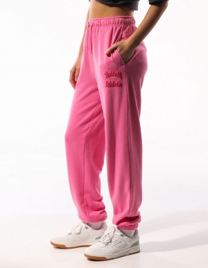 Dámské Track pants Russell Athletic Maplewood Baggy Růžové | IRP-126759