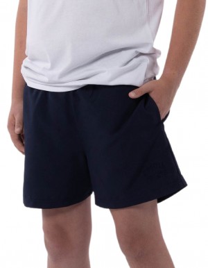 Dětské Kraťasy Russell Athletic Core Unisex Youth Woven Tmavě Blankyt | YJU-581692