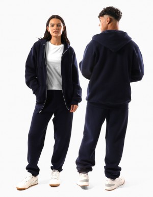 Pánské Bundy Russell Athletic Unisex Dri Tmavě Blankyt | EFP-612583