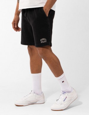 Pánské Kraťasy Russell Athletic Calabasas Denim Černé | HOF-429086