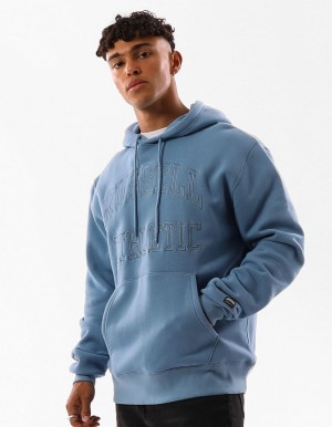 Pánské Mikina s Kapucí Russell Athletic Greenwich Blankyt | UMJ-215034