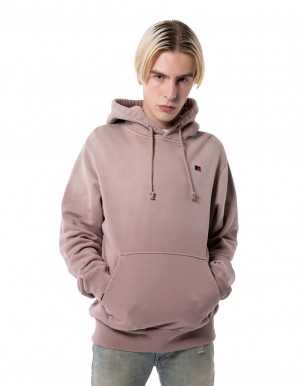 Pánské Mikina s Kapucí Russell Athletic Unisex Fade Fialové Červené | KWC-458109