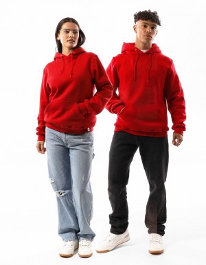 Pánské Mikina s Kapucí Russell Athletic Unisex Dri Červené | XUK-547280