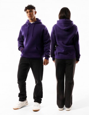 Pánské Mikina s Kapucí Russell Athletic Unisex Dri Fialové | MDA-072549