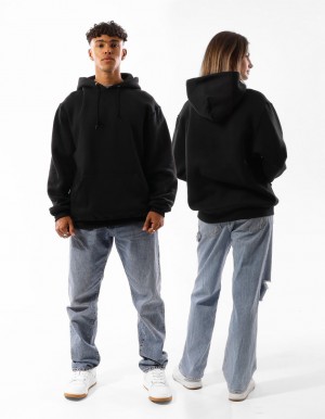 Pánské Mikina s Kapucí Russell Athletic Unisex Dri Černé | RIN-547081