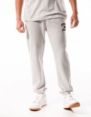Pánské Track pants Russell Athletic Arch Logo Stripe Bílé | ZRS-480791