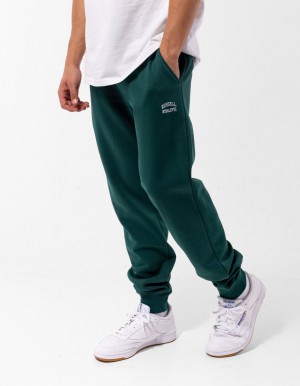 Pánské Track pants Russell Athletic Originals Small Arch Cuff Zelene | WGV-867095