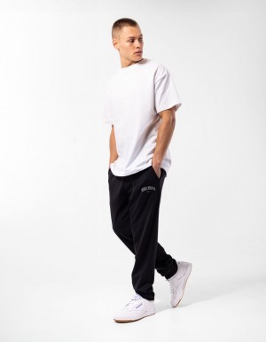 Pánské Track pants Russell Athletic Originals Big Arch Unbrushed Open Leg Černé | YTN-128763