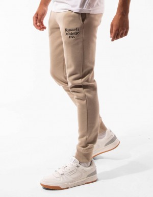 Pánské Track pants Russell Athletic Serif Hnědožlutý | LVN-693054