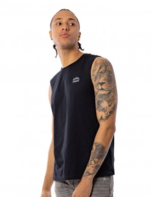 Pánské Tričko Russell Athletic Originals Muscle Černé | FIL-350698