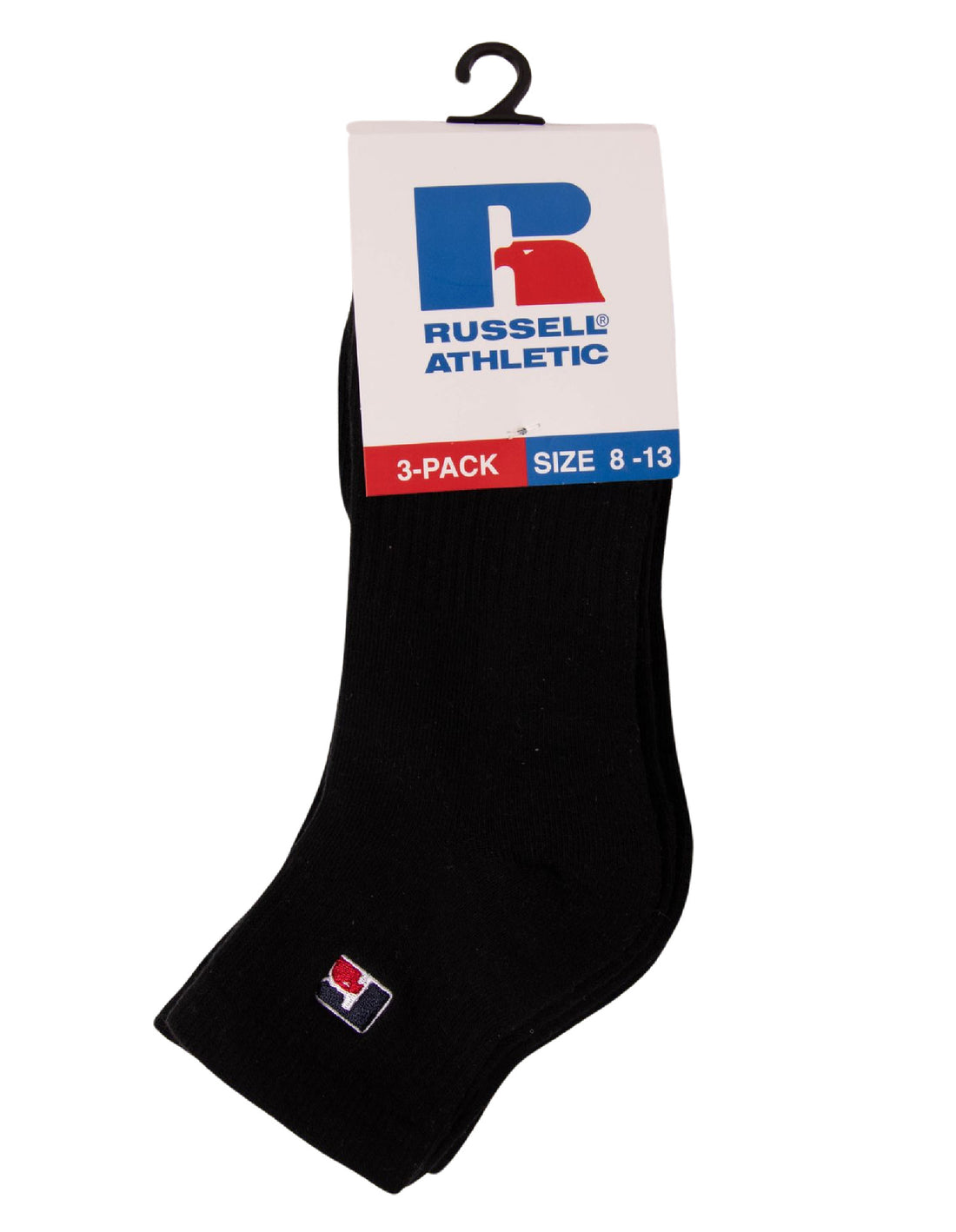 Accessories Ponožky Russell Athletic Essential Quarter 3 Pack Černé | ALK-086359