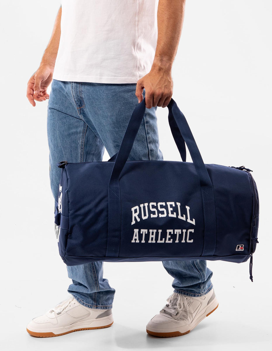Accessories Tašky & Batohy Russell Athletic Arched Logo Barrel Tmavě Blankyt | UYG-385240