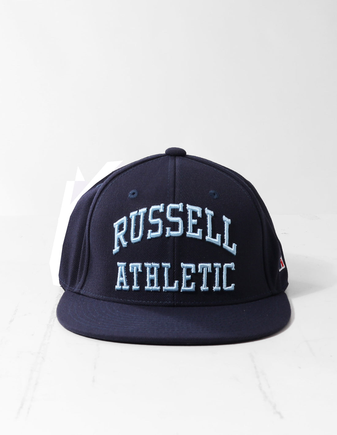 Accessories Čepice Russell Athletic Arch Logo Snap Back 3D Embroidered Tmavě Blankyt | KNF-374691