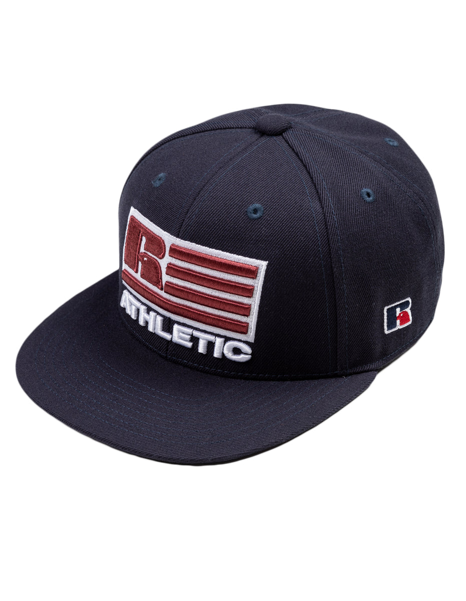 Accessories Čepice Russell Athletic Patriot Logo Snap Back 3D Embroidered Tmavě Blankyt | GHW-716943