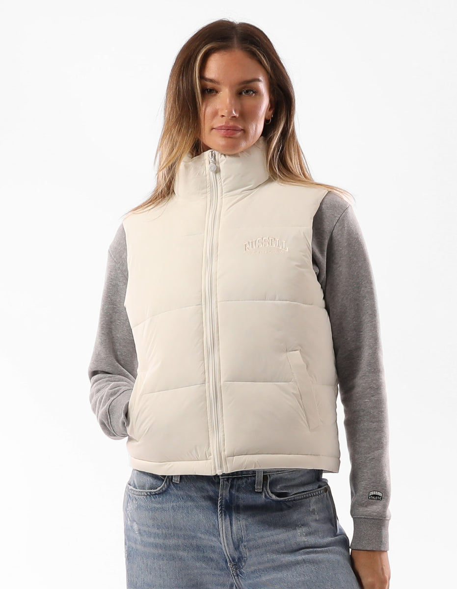 Dámské Bundy Russell Athletic Belle Vest Béžový | CBK-952460