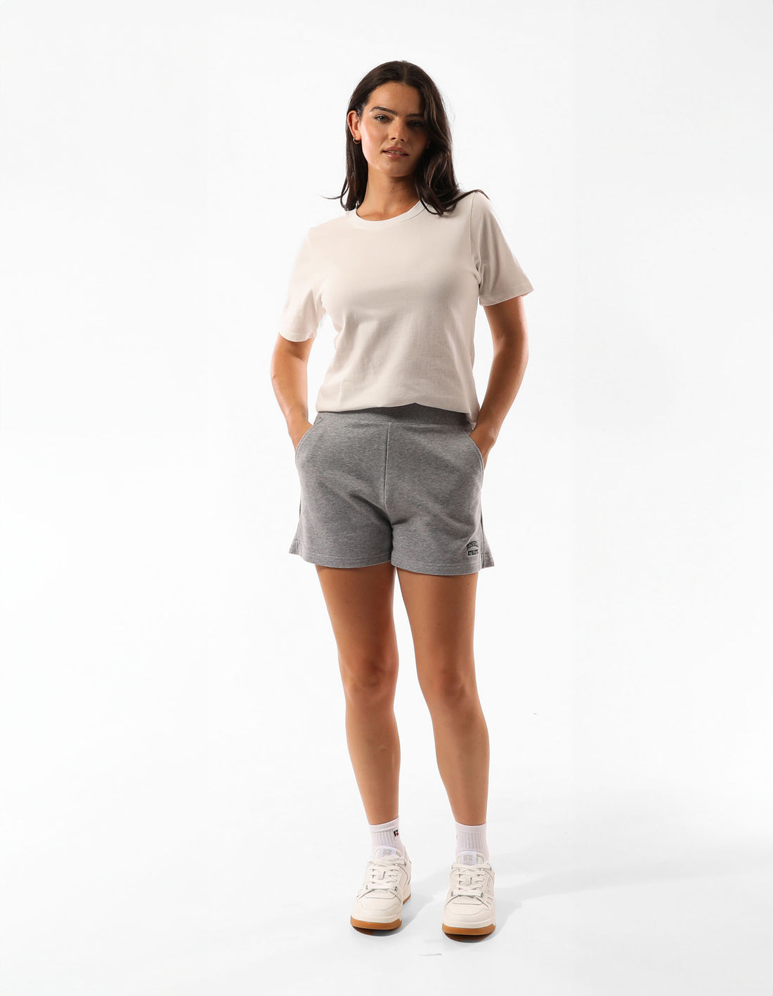 Dámské Kraťasy Russell Athletic Originals Šedé | COW-407518