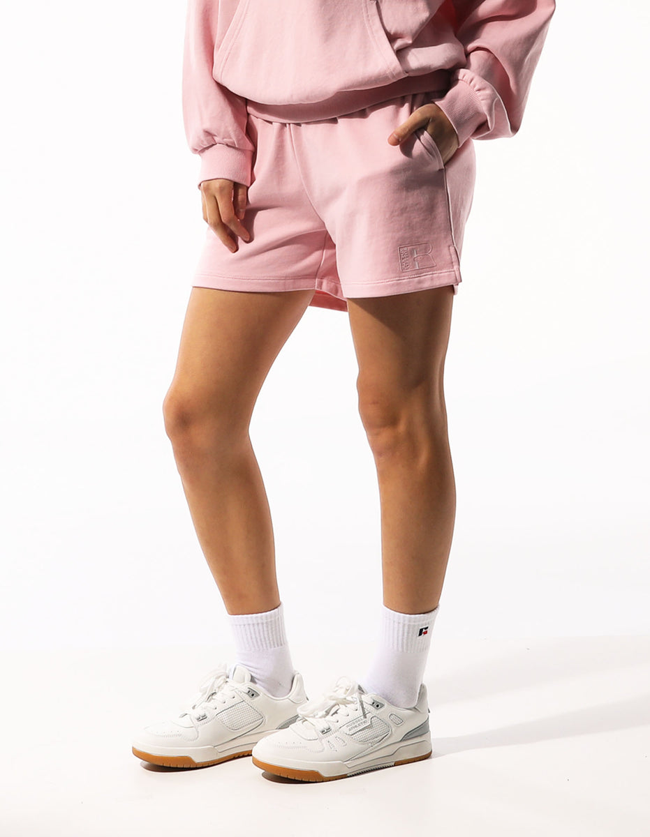 Dámské Kraťasy Russell Athletic Tonal Corp Inlay Logo Růžové Růžové | HKA-104387