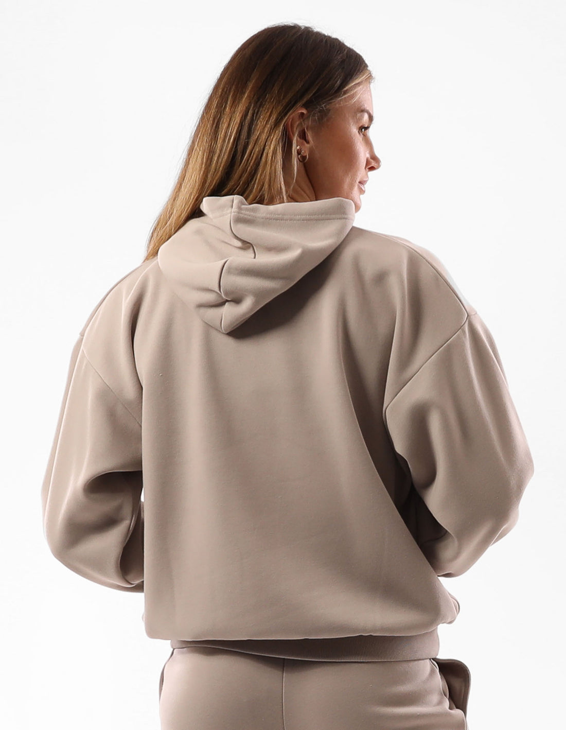 Dámské Mikina s Kapucí Russell Athletic Original Inlay Logo Hnědé | PQN-201569
