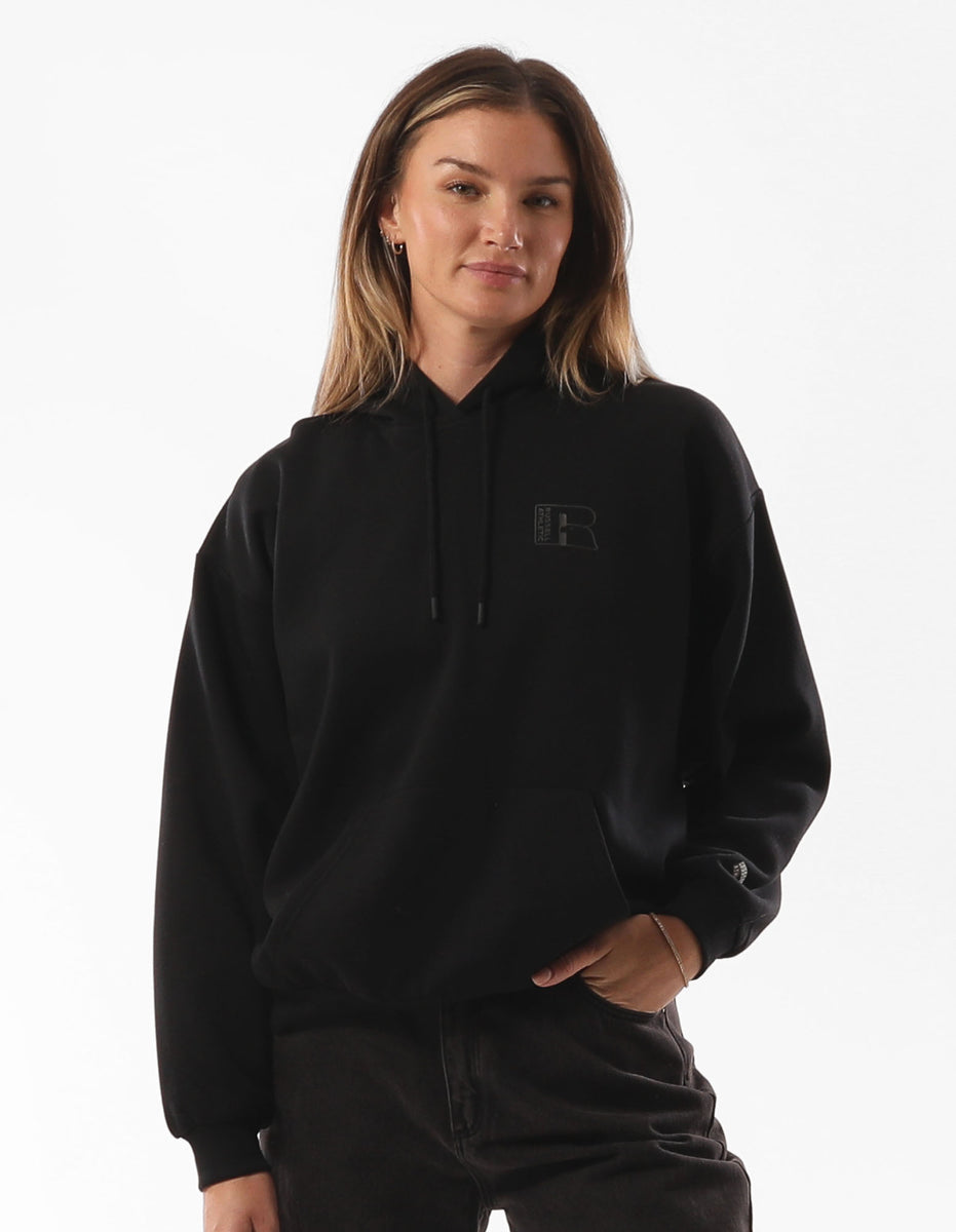 Dámské Mikina s Kapucí Russell Athletic Original Inlay Logo Blankyt | VIN-289546