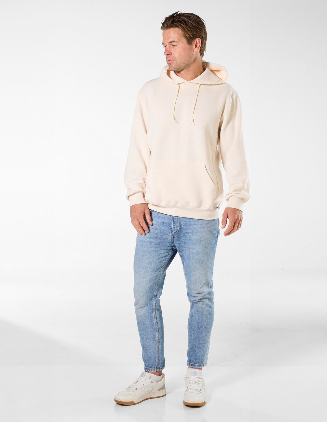 Dámské Mikina s Kapucí Russell Athletic Unisex Dri Bílé | BSO-951603