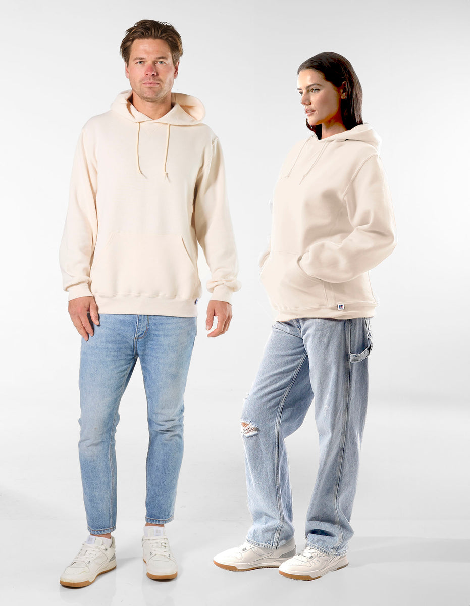 Dámské Mikina s Kapucí Russell Athletic Unisex Dri Bílé | BSO-951603