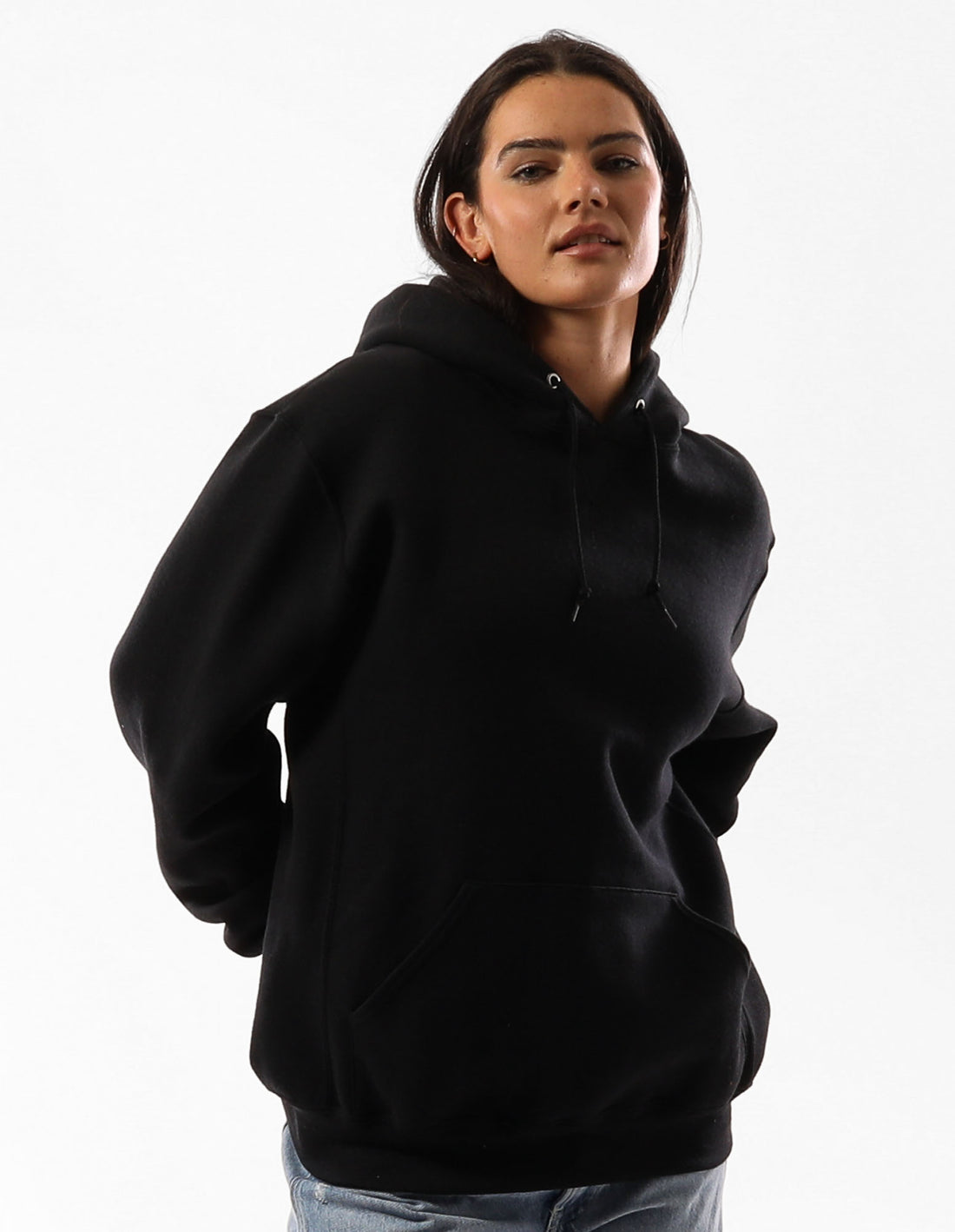 Dámské Mikina s Kapucí Russell Athletic Unisex Dri Černé | BKO-205316