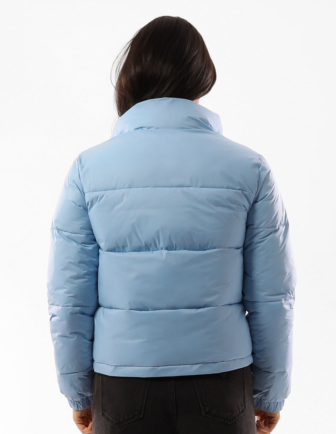 Dámské Puffer Bunda Russell Athletic Seattle Sea Cropped Blankyt | EPW-380721