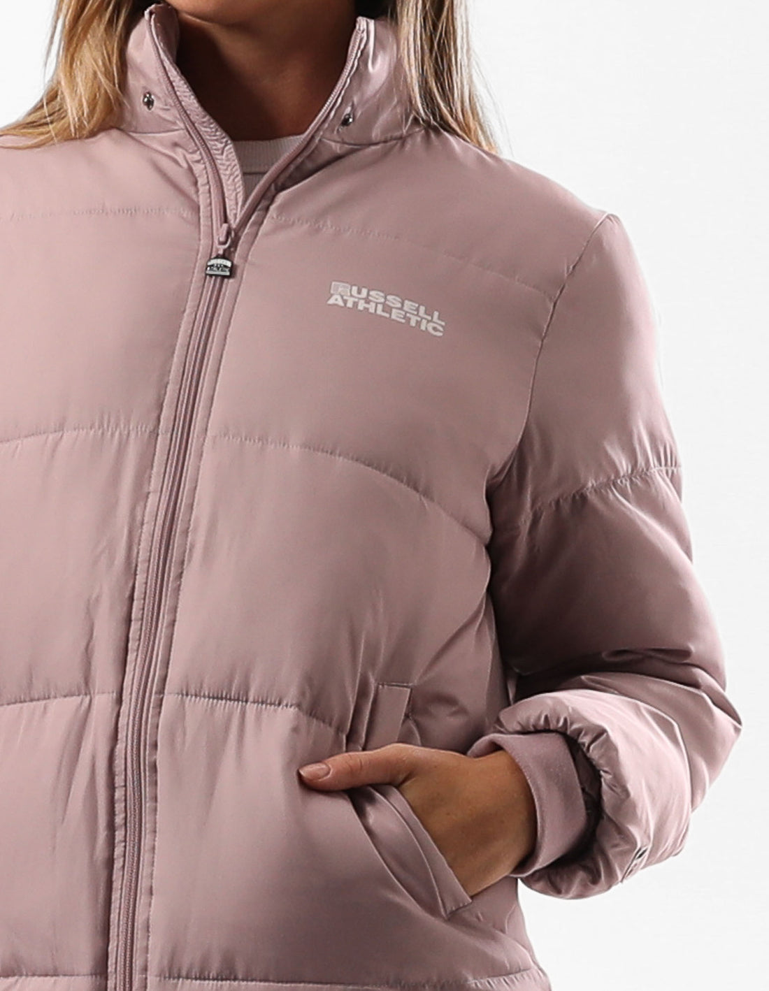 Dámské Puffer Bunda Russell Athletic Tribecca Fialové Červené | QFI-381965
