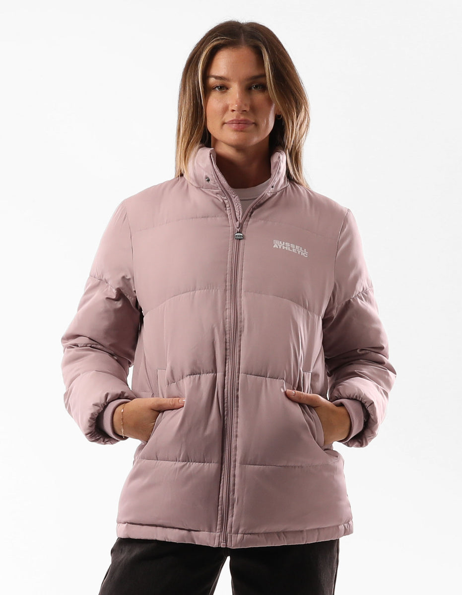 Dámské Puffer Bunda Russell Athletic Tribecca Fialové Červené | QFI-381965