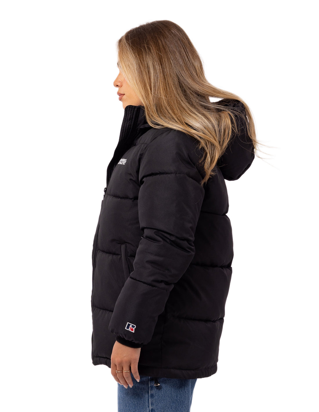 Dámské Puffer Bunda Russell Athletic Tribecca Černé | WAR-128065