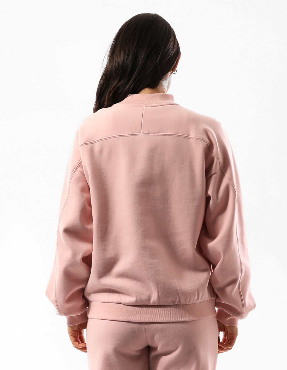 Dámské Svetr S Výstřihem Do Posádky Russell Athletic Tribeca Mock Neck Růžové Růžové | HDM-689752