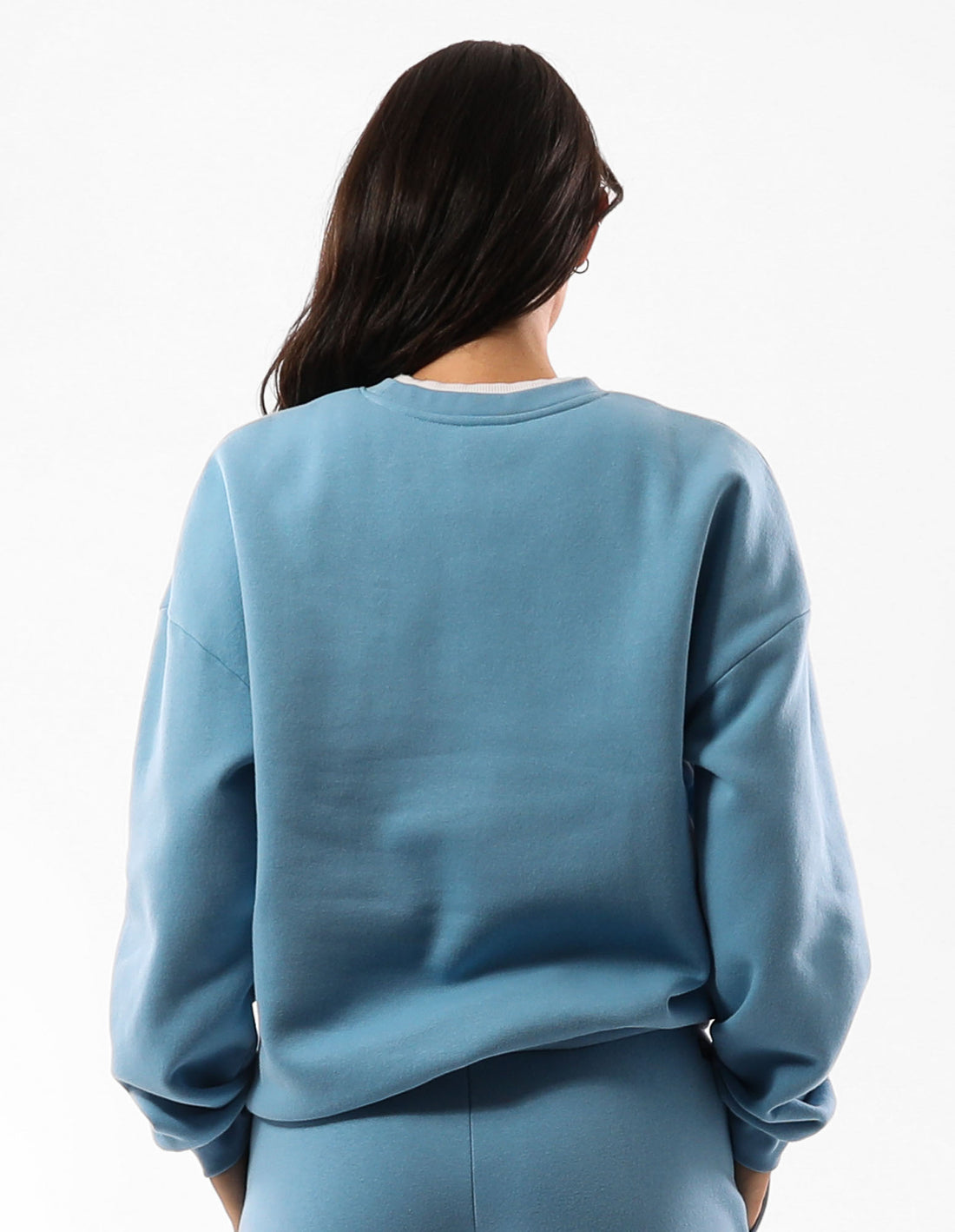 Dámské Svetr S Výstřihem Do Posádky Russell Athletic Seattle Arch Oversized Blankyt | CTD-910437
