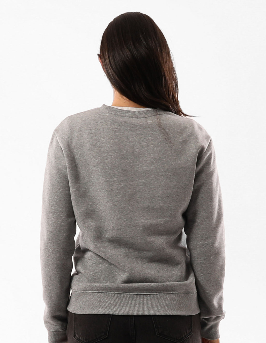 Dámské Svetr S Výstřihem Do Posádky Russell Athletic Originals Embroidered Šedé | QAO-209485