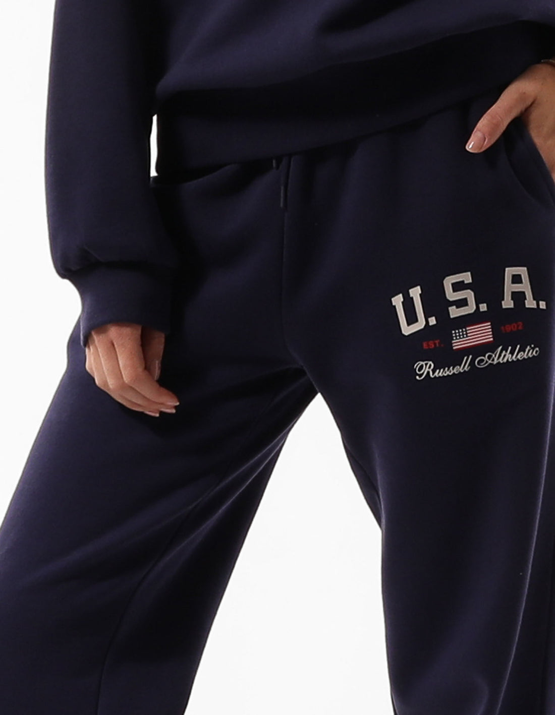 Dámské Track pants Russell Athletic 1902 Baggy Blankyt | TEP-548109