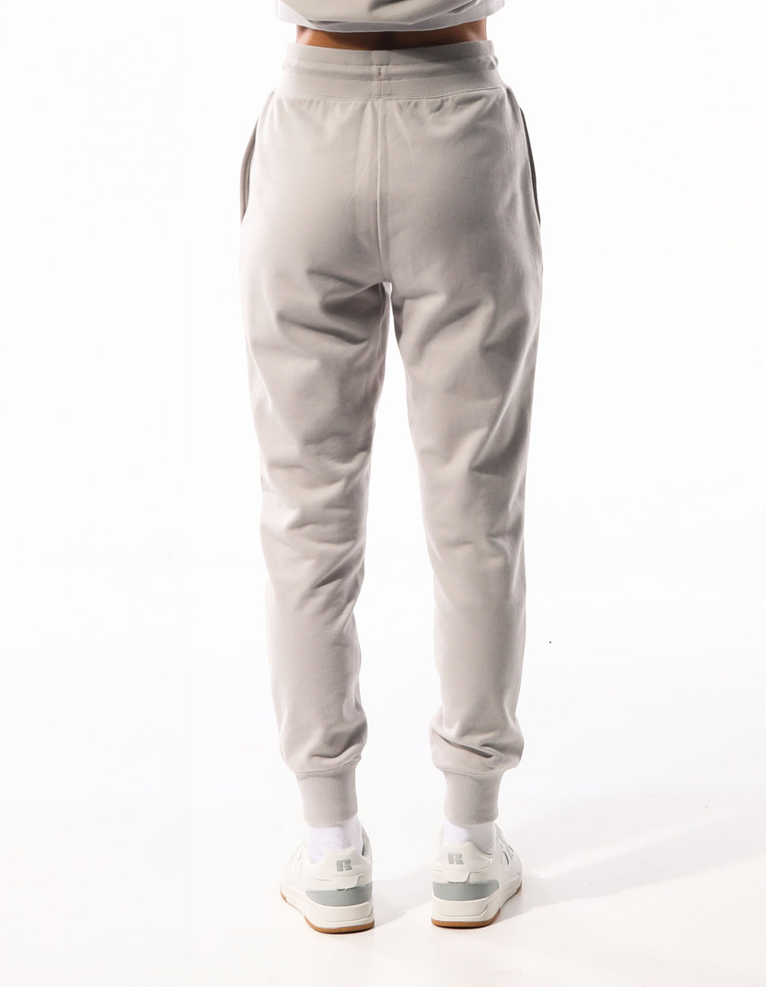 Dámské Track pants Russell Athletic Inlay Logo Unbrushed Béžový | VYI-510932