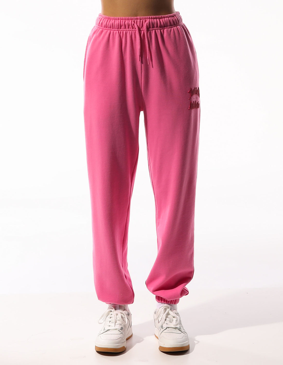 Dámské Track pants Russell Athletic Maplewood Baggy Růžové | IRP-126759