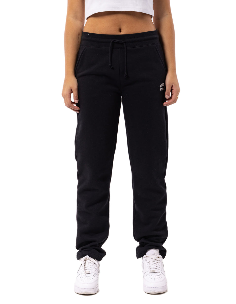 Dámské Track pants Russell Athletic Originals Small Arch Open Leg Černé | ITP-306521