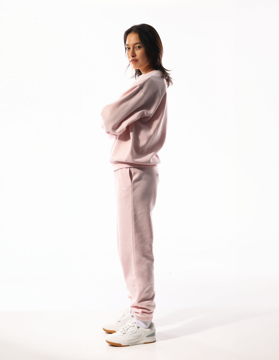 Dámské Track pants Russell Athletic R Logo Růžové Růžové | NXY-396750