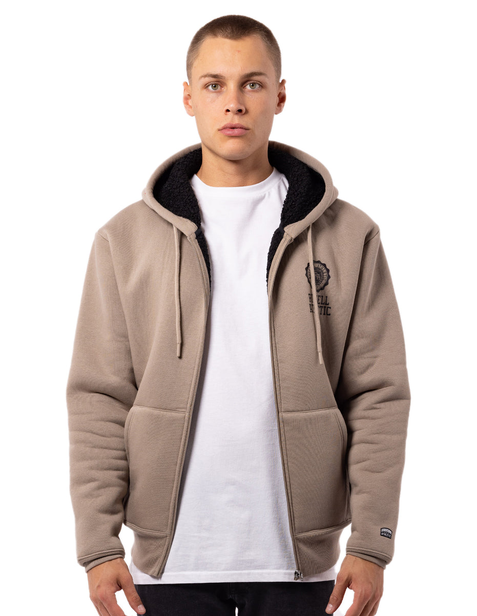 Pánské Bundy Russell Athletic Collegiate Sherpa Hnědé | OEJ-509813