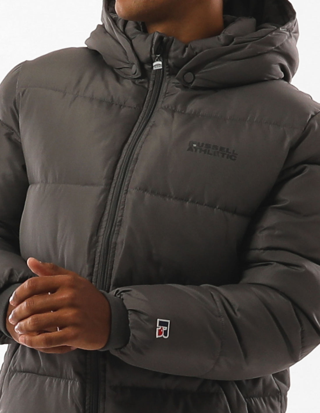 Pánské Bundy Russell Athletic Hampton Šedé | QXV-367841