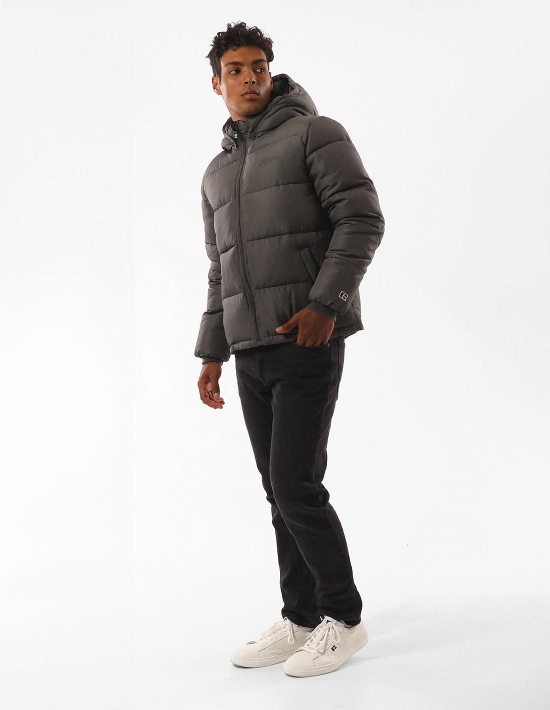 Pánské Bundy Russell Athletic Hampton Šedé | QXV-367841