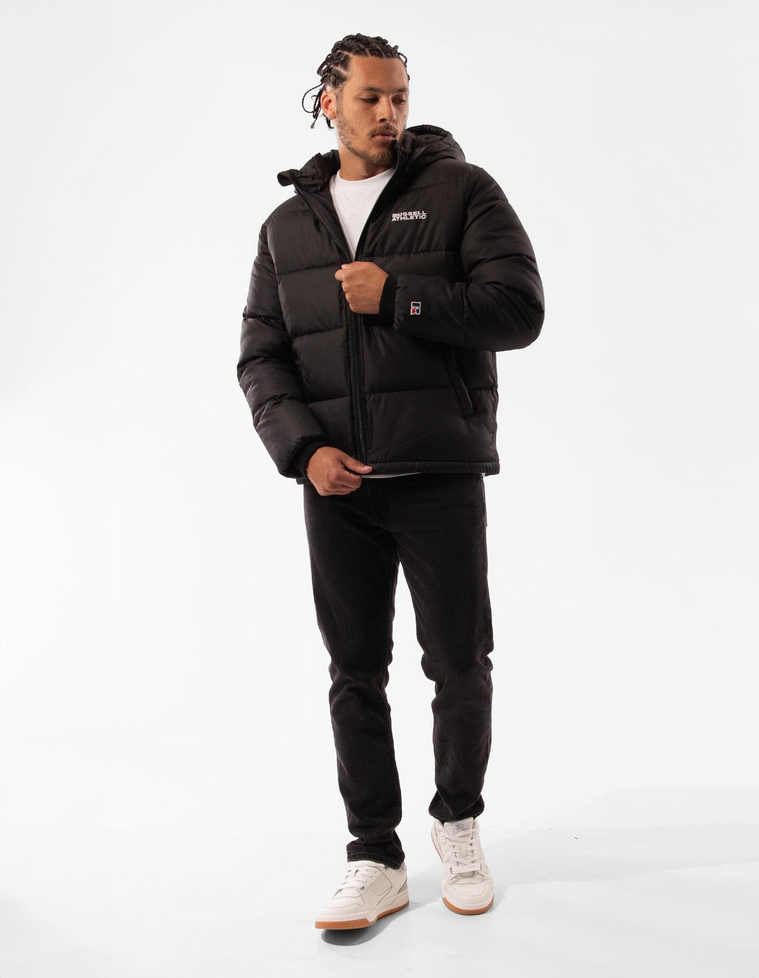 Pánské Bundy Russell Athletic Hamptonin Bílé | MKF-702681