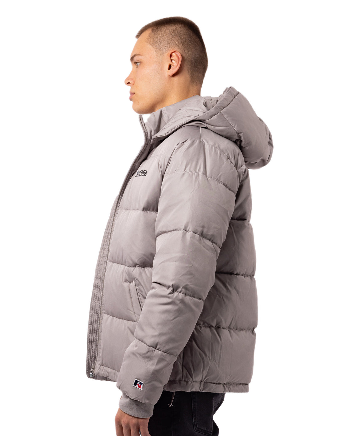 Pánské Bundy Russell Athletic Hamptonin Timber Světle Šedé Hnědé | UXI-413897