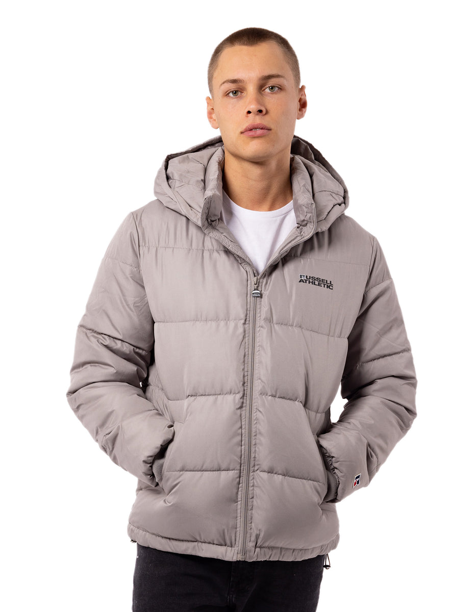 Pánské Bundy Russell Athletic Hamptonin Timber Světle Šedé Hnědé | UXI-413897