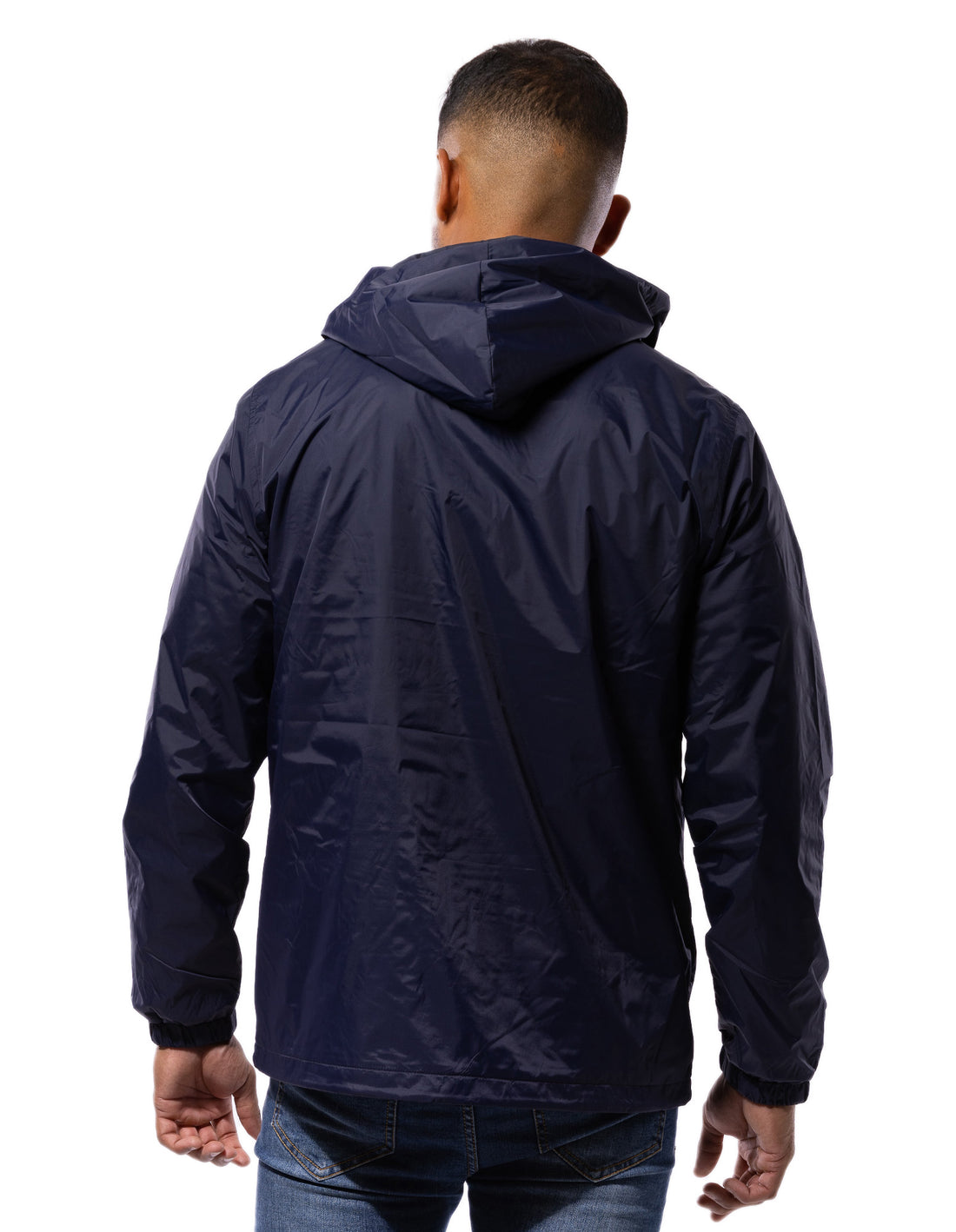 Pánské Bundy Russell Athletic Hooded Coaches Tmavě Blankyt | PKC-692137