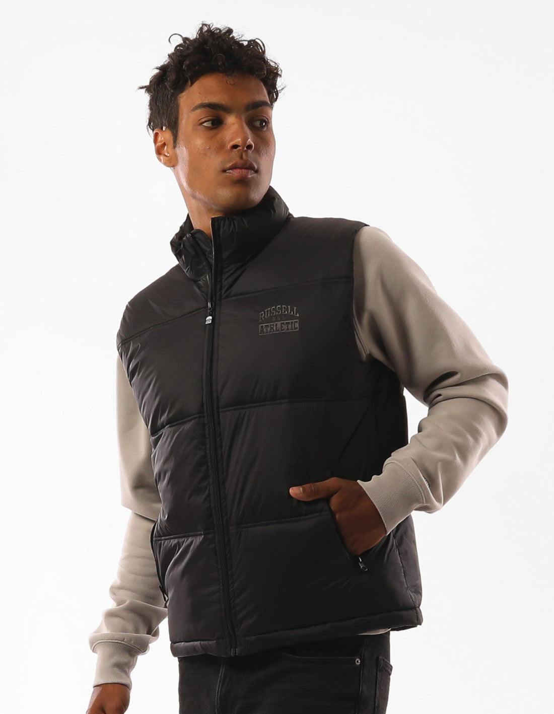 Pánské Bundy Russell Athletic Kennedy Vest Černé | CFO-027918