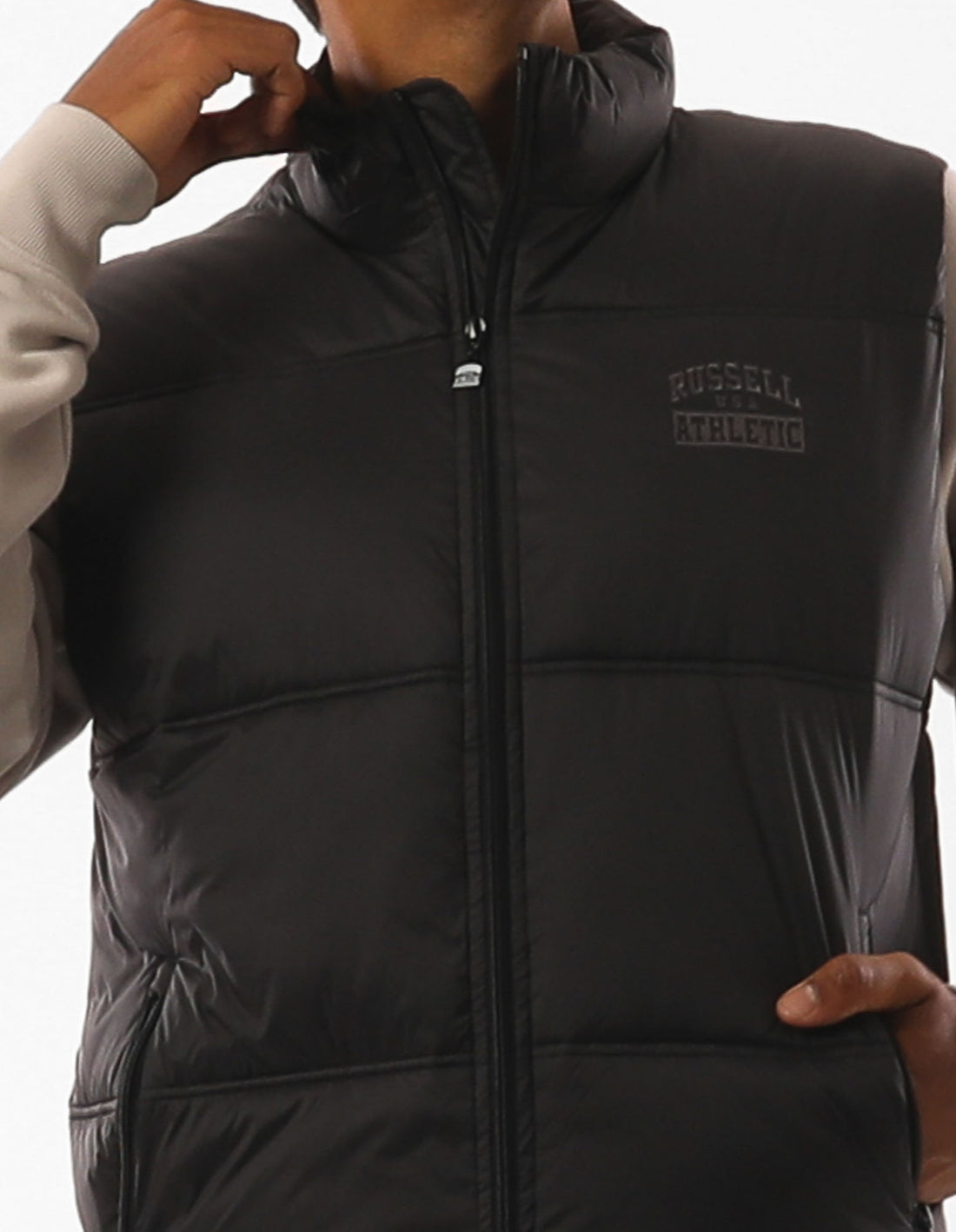 Pánské Bundy Russell Athletic Kennedy Vest Černé | CFO-027918