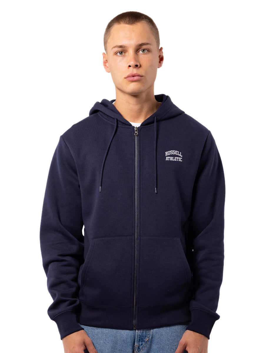 Pánské Bundy Russell Athletic Originals Small Arch Zip Tmavě Blankyt | VPX-650214